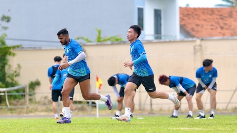 Các đội V.League vào mùa nâng cấp thể lực
